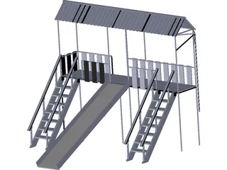 Children Playground 3D Model preview