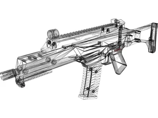 Heckler&Koch G36C 3D Model preview
