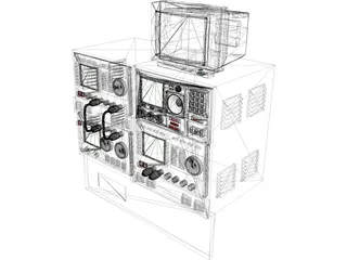 Electronics Equipment 3D Model preview