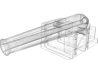 Cannon 3D Model preview