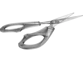 Scissors 3D Model preview