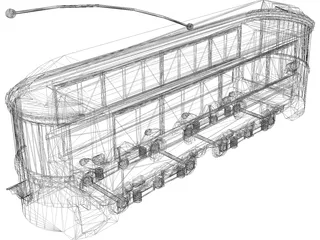 Trolley 3D Model preview