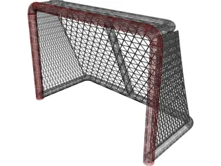 Hockey Goal 3D Model preview