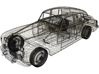 Rolls-Royce Silver Cloud 3D Model preview
