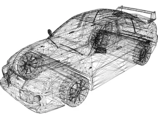 Mitsubishi Lancer/Carisma Evo VI (1999) 3D Model preview