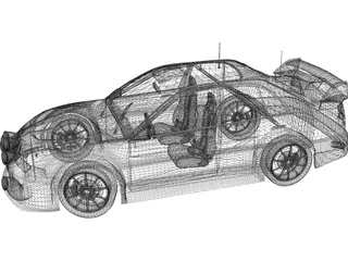 Mitsubishi Lancer/Carisma WRC (1999) 3D Model preview