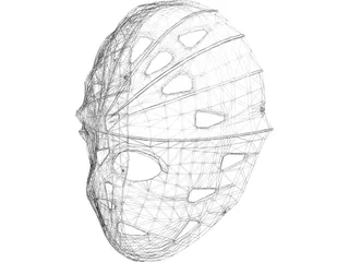 Hockey Mask 3D Model preview