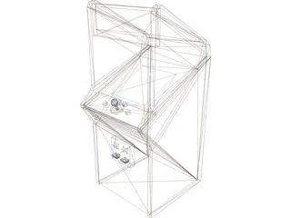 Arcade Game 3D Model preview