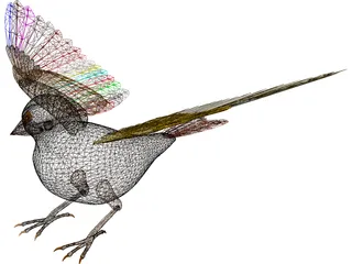 Sparrow 3D Model preview