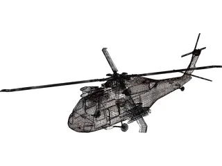 Sikorsky UH-60 Black Hawk 3D Model preview