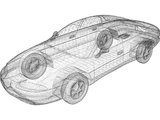 Oldsmobile Aurora (1995) 3D Model preview