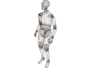 Crash Dummy 3D Model preview