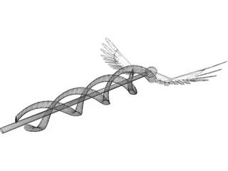 Caduceus 3D Model preview