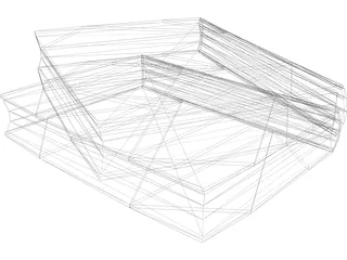 Books 3D Model preview