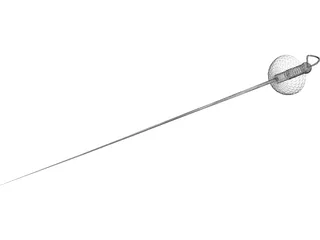 Old Roman Sword 3D Model preview