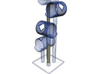 Cat Tree 3D Model preview