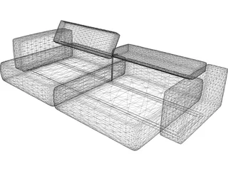 Couch 3D Model preview