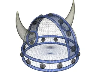 Viking Hat 3D Model preview