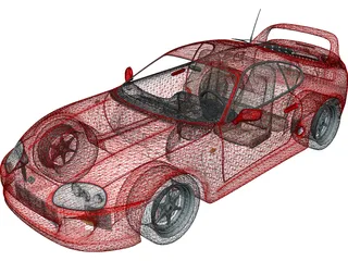 Toyota Supra 3D Model preview