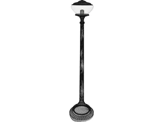 Lamppost 3D Model preview