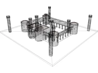 Fortress 3D Model preview