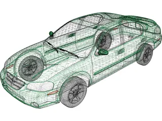 Nissan Maxima SE (1999) 3D Model preview