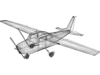 Cessna 172 3D Model preview