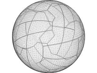 Soccer Ball 3D Model preview