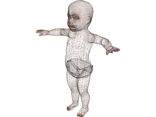 Toddler 3D Model preview