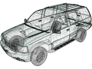 Cadillac Escalade (1999) 3D Model preview