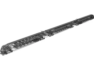 Train 3D Model preview