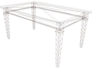 Table Coffee 3D Model preview