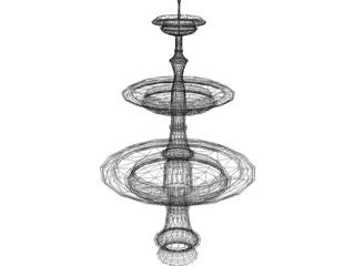 Fountain 3D Model preview