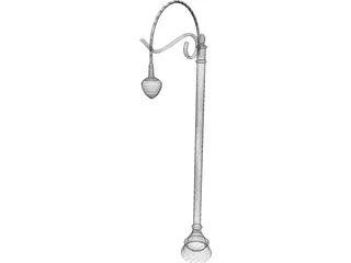 Street Light 3D Model preview