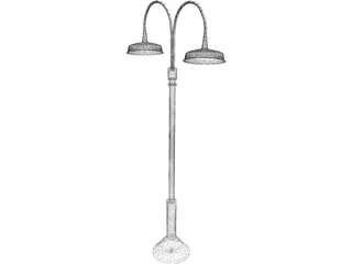 Street Light 3D Model preview