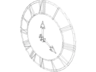 Clock 3D Model preview