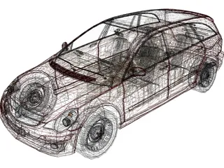 Mercedes-Benz R-Class 3D Model preview
