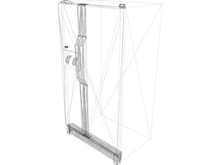 Refrigerator 3D Model preview