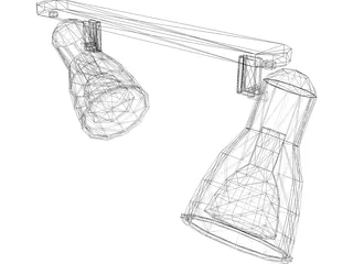 Lights Track 3D Model preview