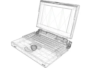 Computer Laptop 3D Model preview