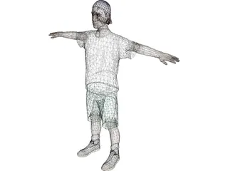 Boy 3D Model preview