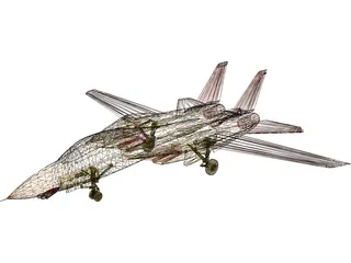 F-14D Tomcat 3D Model preview