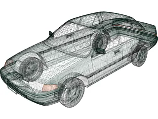 Ford Escort (1994) 3D Model preview