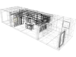 Kitchen 3D Model preview