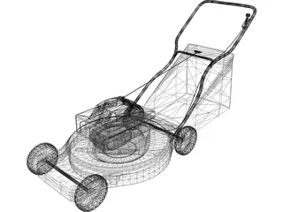 Lawn Mower 3D Model preview