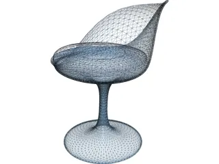 Chair Silla Tulip 3D Model preview