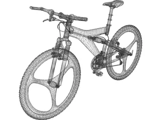 Bike Mountain 3D Model preview