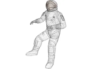 Astronaut 3D Model preview