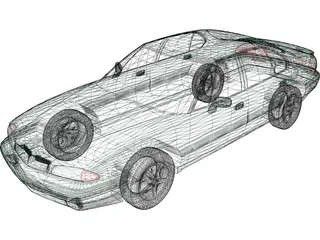 Pontiac Bonneville (1996) 3D Model preview