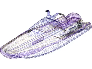 Personal Watercraft 3D Model preview